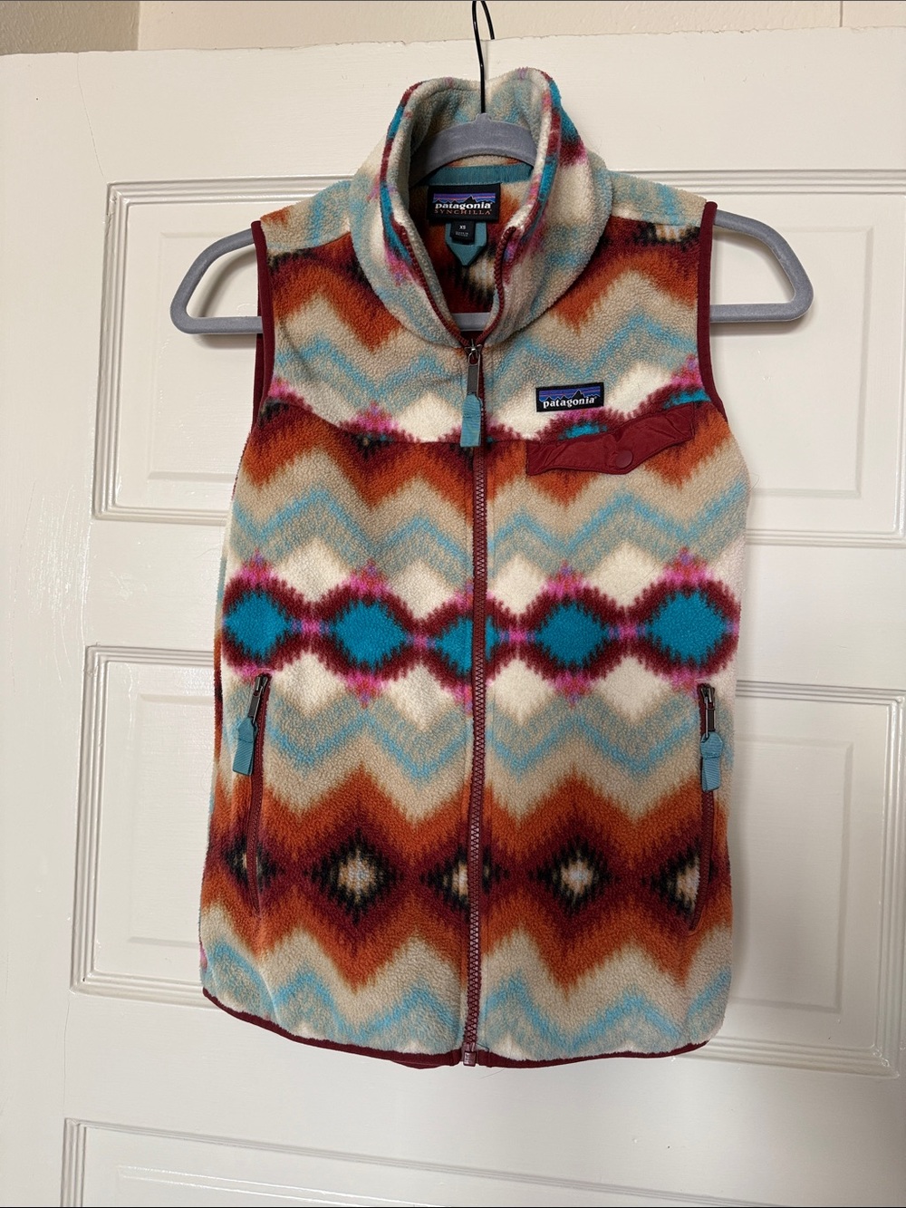 Patagonia Womens Chevron Fleece Vest
